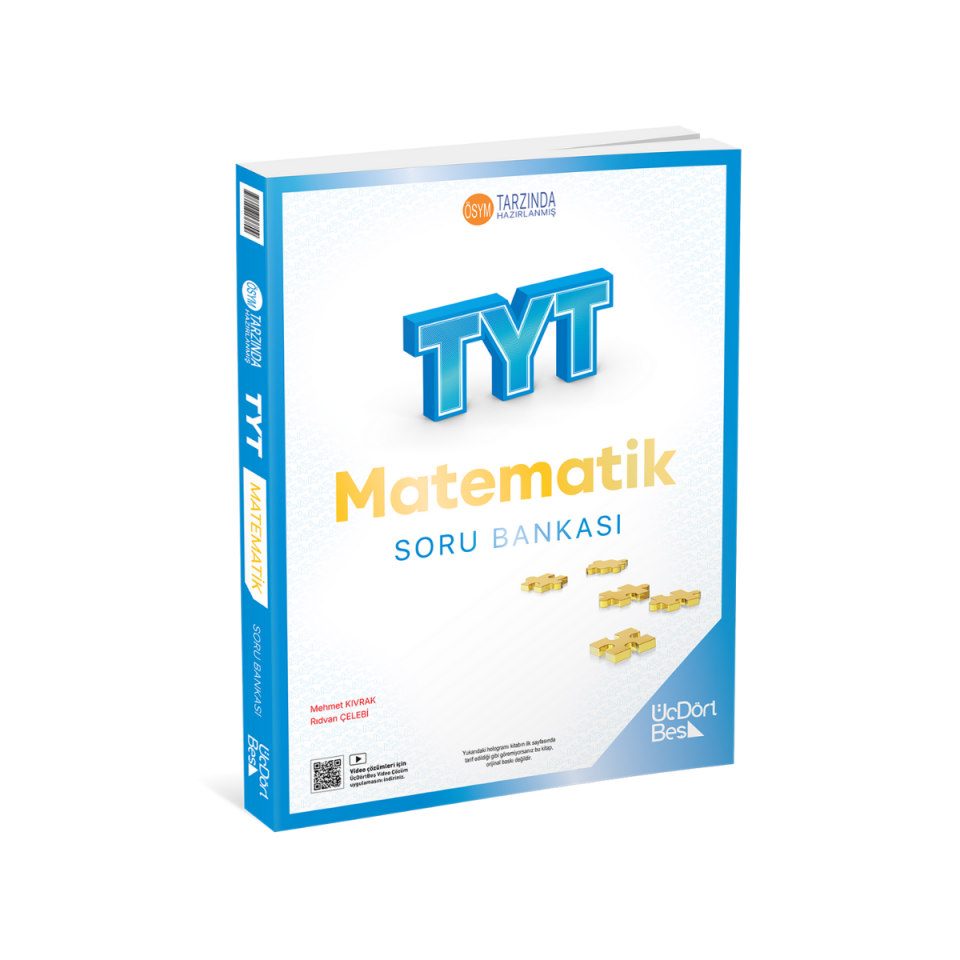 Üçdörtbeş Yayınları TYT Matematik Soru Bankası - Güncel Baskı