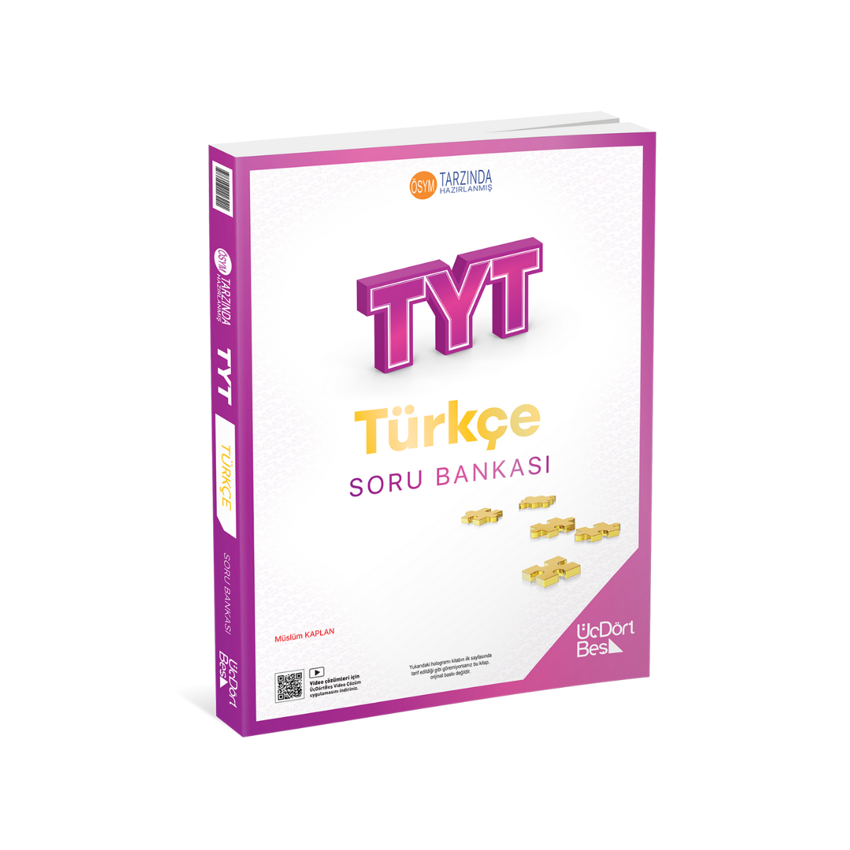 Üçdörtbeş Yayınları TYT Türkçe Soru Bankası - Güncel Baskı