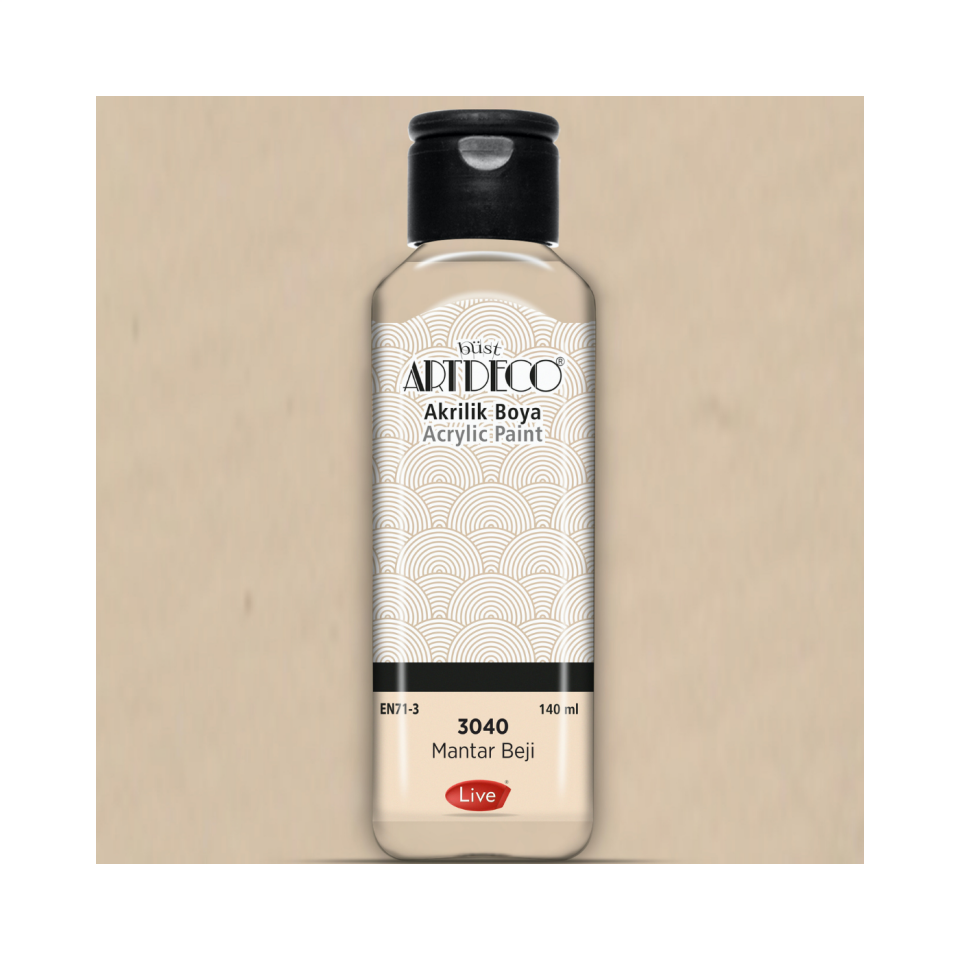Artdeco 070R-3040 Akrilik Boya 140 ml Mantar Bej