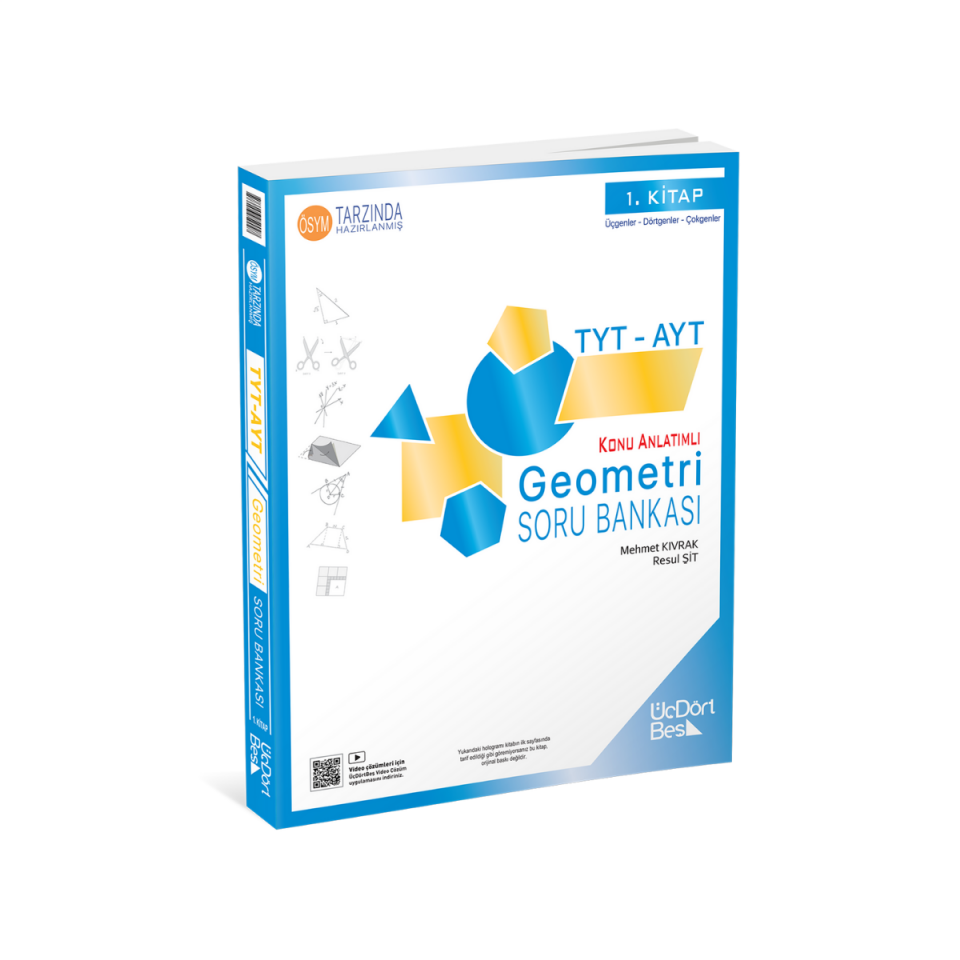 ÜçDörtBeş TYT-AYT Geometri Soru Bankası