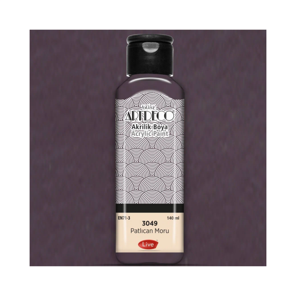Artdeco 070R-3049 Akrılık Boya 140Ml Patlıcan Mor