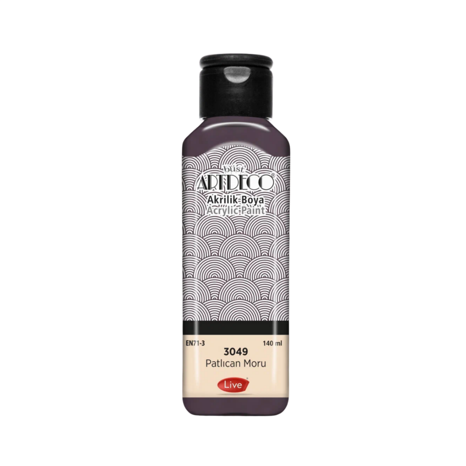 Artdeco 070R-3049 Akrılık Boya 140Ml Patlıcan Mor