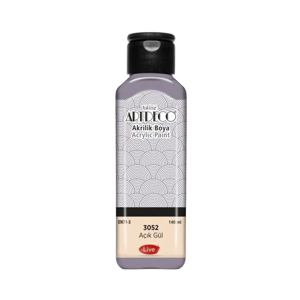 Artdeco 070R-3052 Akrilik Boya 140 ml Açık Gül