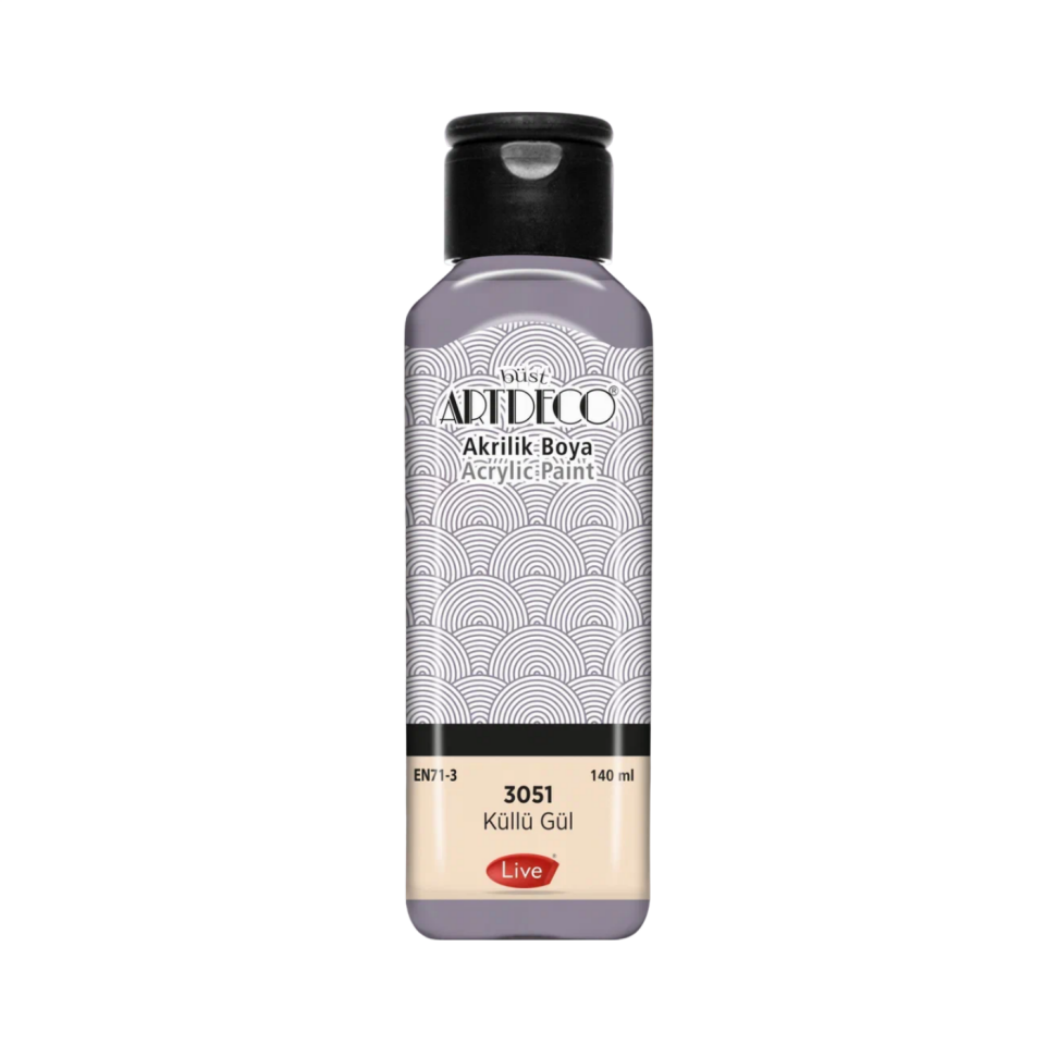 Artdeco 070R-3051 Akrilik Boya 140 ml Küllü Gül