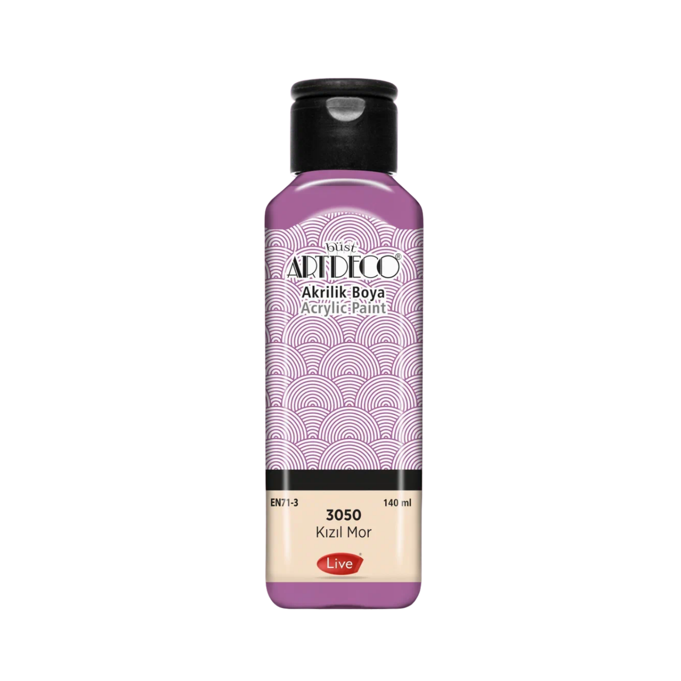 Artdeco 070R-3050 Akrilik Boya 140 ml Kızıl Mor