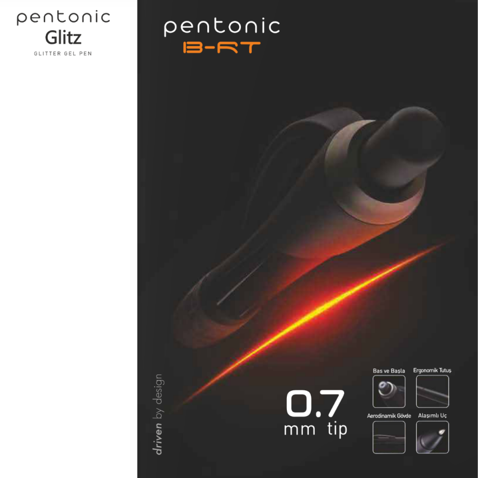 Pentonıc Br-T 0.7 Mm Roller Kalem Mavi