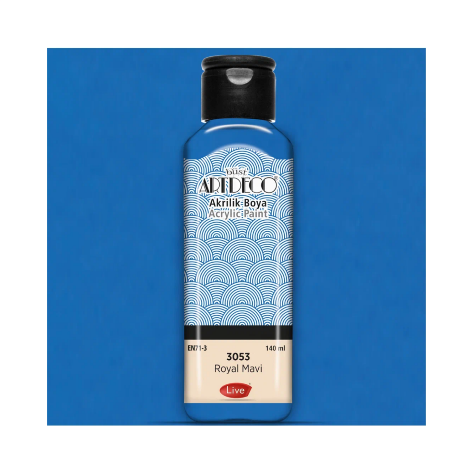Artdeco 070R-3053 Akrilik Boya 140 ml Royal Mavi