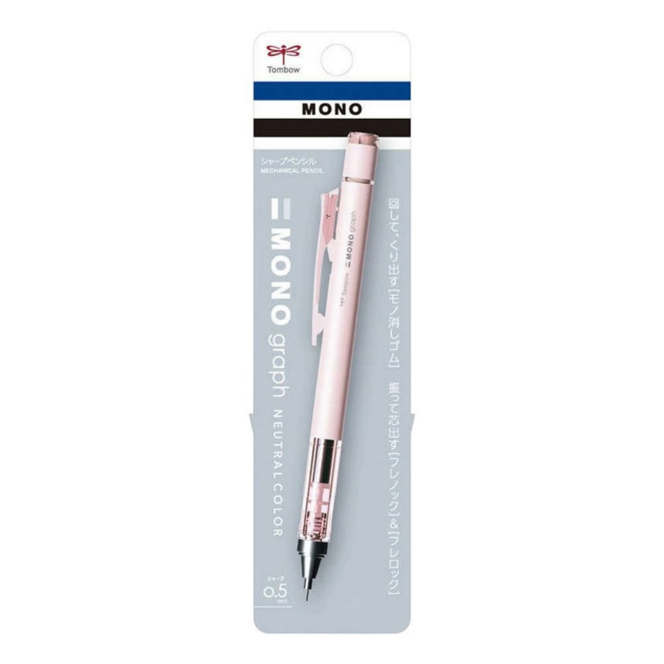 Tombow 141 Mono Graph Neutral Versatil Kurşun Kalem 0.5mm Mat Pembe