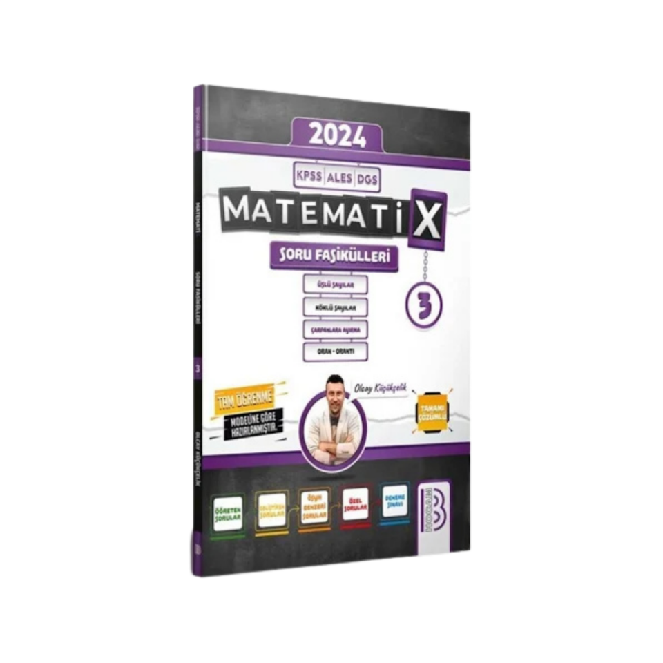 2024 KPSS ALES DGS Matematix Soru Fasikülleri-3 Benim Hocam Yayınları