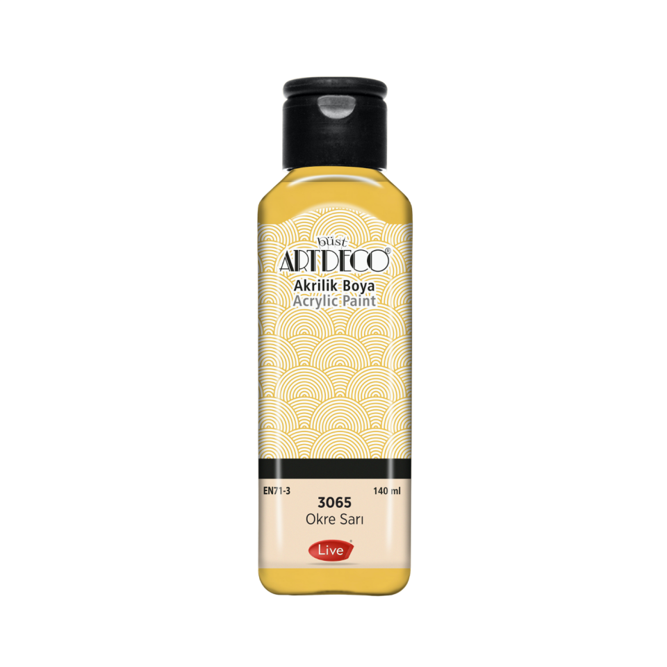 Artdeco 070R-3065 Akrilik Boya 140 ml Okre Sarı
