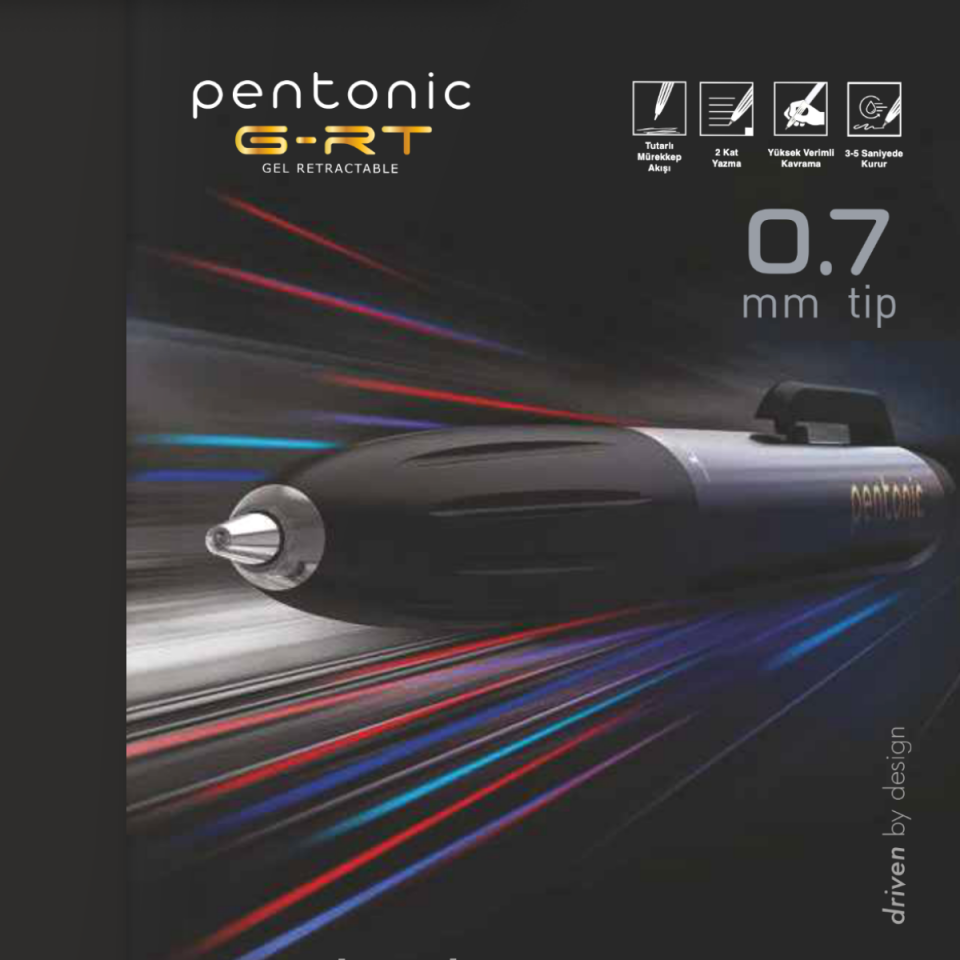 Pentonıc Gr-T 0.7 Mm Roller Kalem Mavi