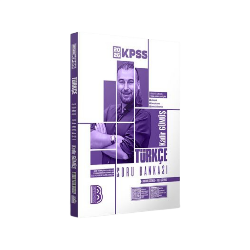 Benim Hocam Yayınları KPSS Türkçe Tamamı Çözümlü Soru Bankası