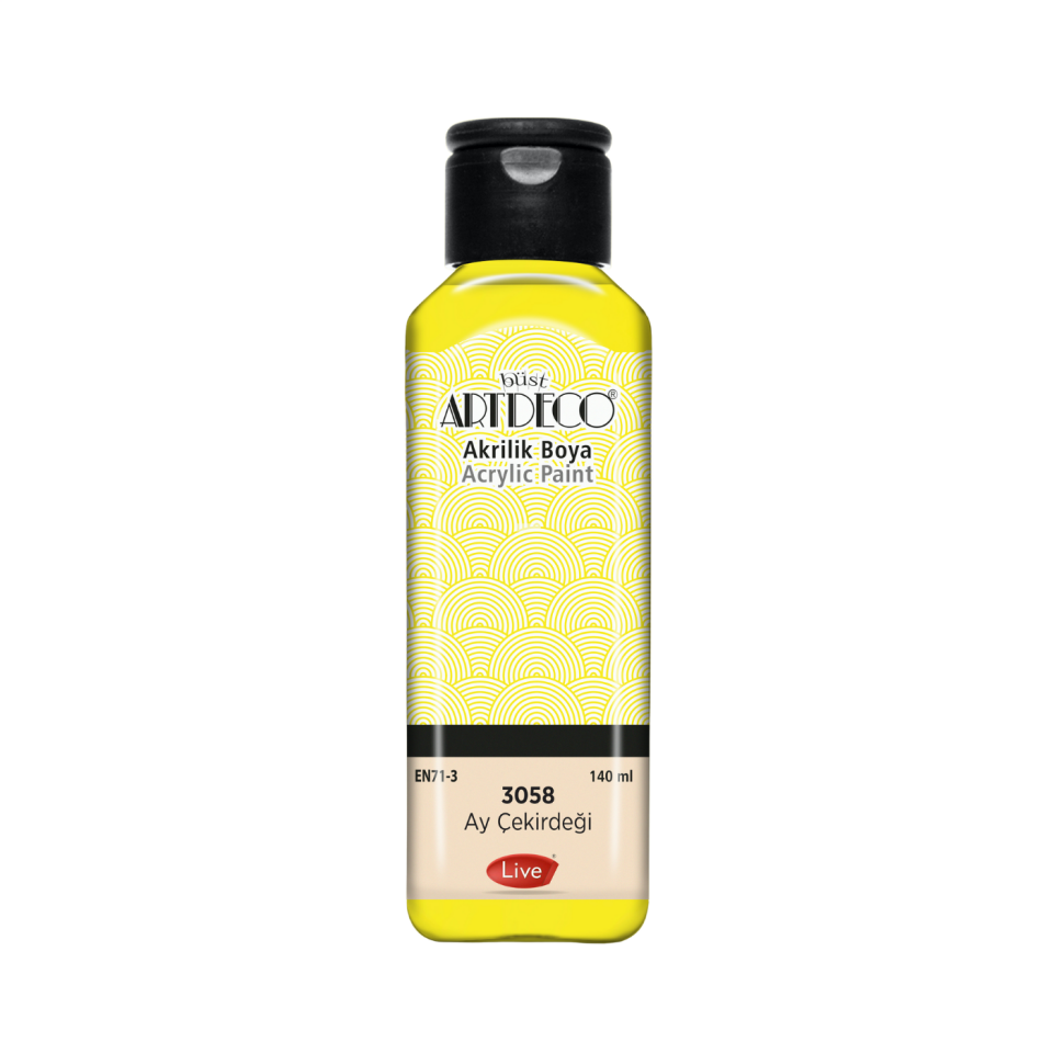 Artdeco 070R-3058 Akrilik Boya 140 ml Ayçiçeği