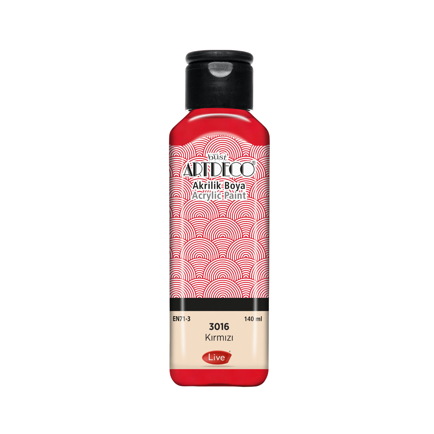 Artdeco 070R-3016 Akrilik Boya 140 ml Kırmızı