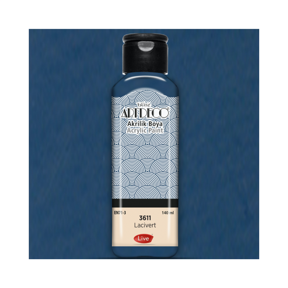 Artdeco 070R-3611 Akrilik Boya 140 ml Lacivert