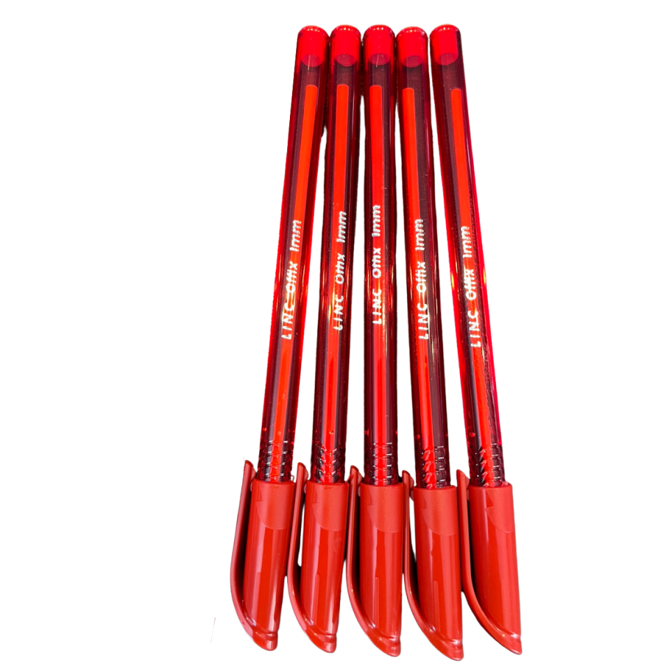 Silka Lınc Offıx Kırmızı Tükenmez Kalem 1Mm