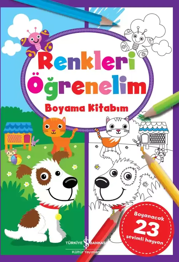 Renkleri Öğrenelim Boyama Kitabım