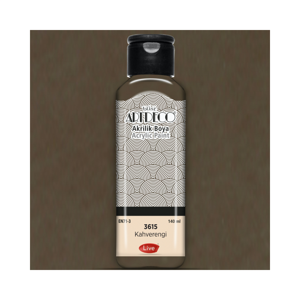 Artdeco 070R-3615 Akrilik Boya 140 ml Kahverengi