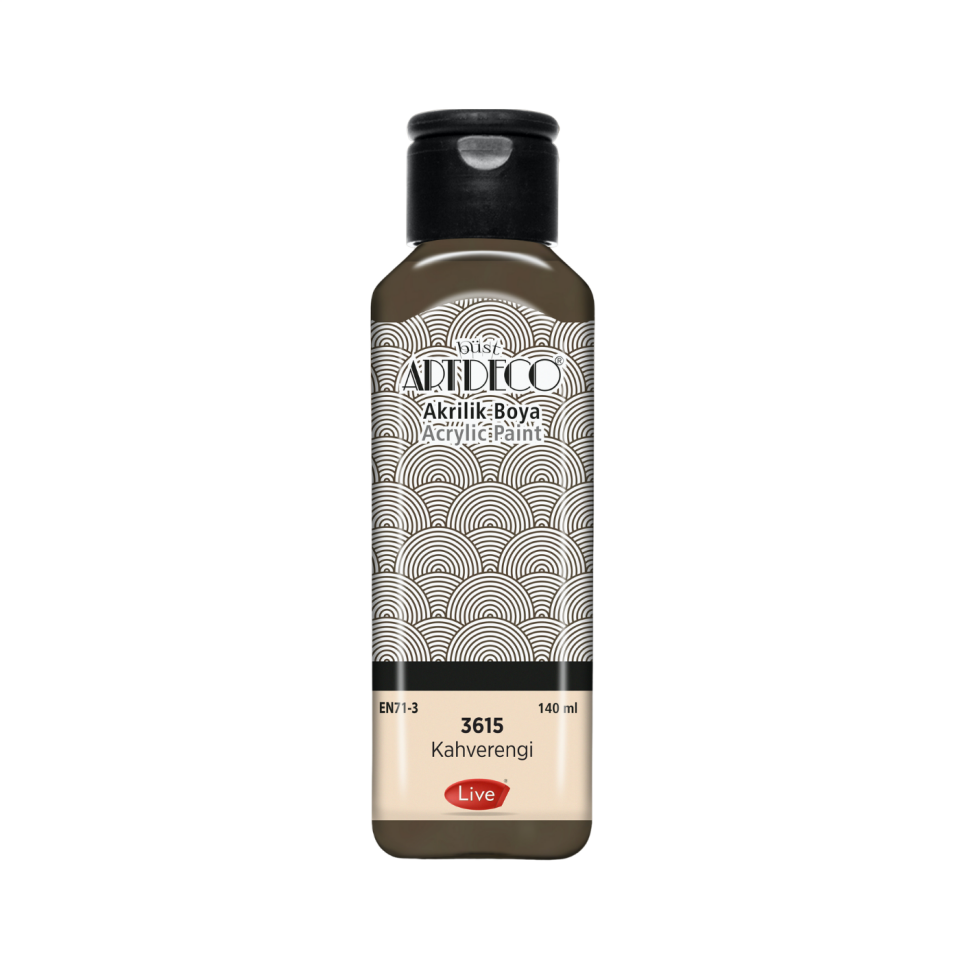 Artdeco 070R-3615 Akrilik Boya 140 ml Kahverengi