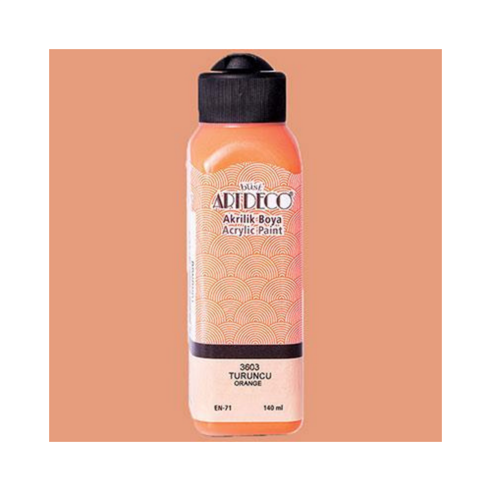 Artdeco 070R-3603 Akrilik Boya 140 ml Turuncu