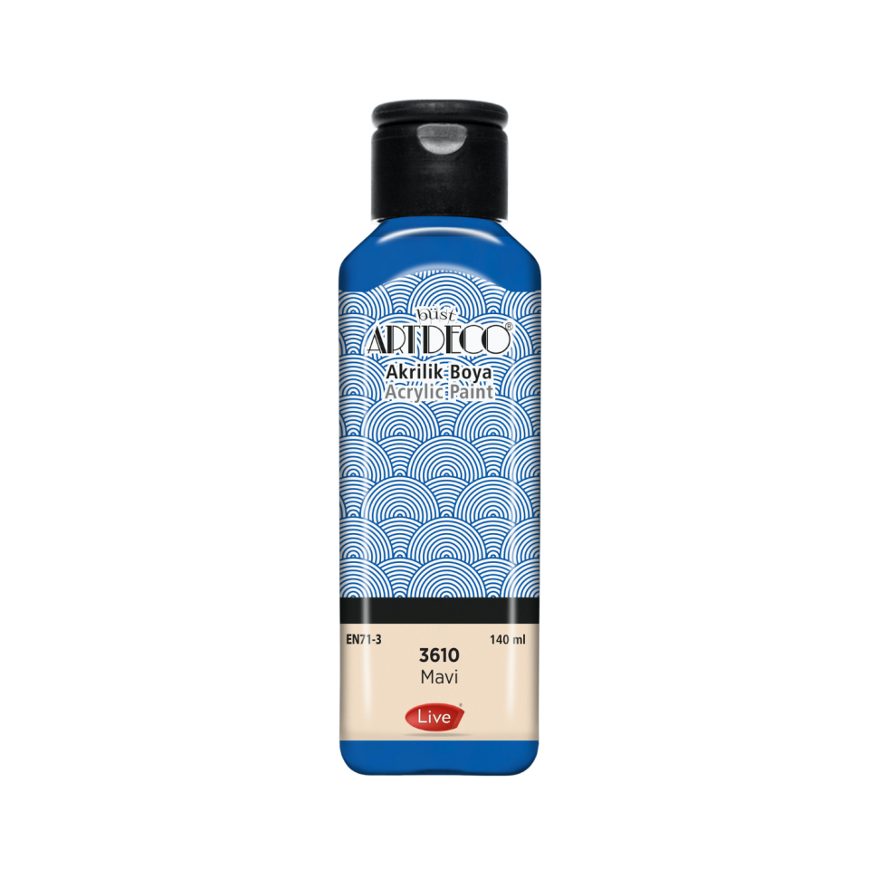 Artdeco 070R-3610 Akrilik Boya 140 ml Mavi