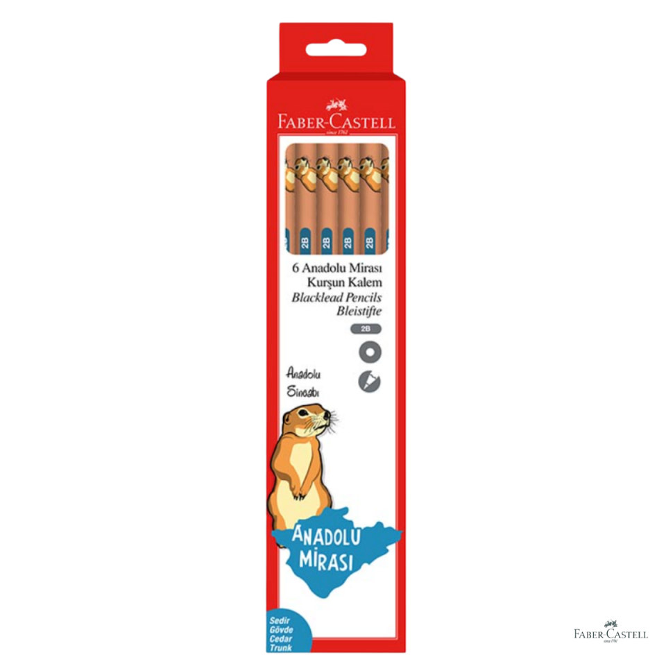 Faber Castel Anadolu Mirası Kurşun Kalem 6 lı Set