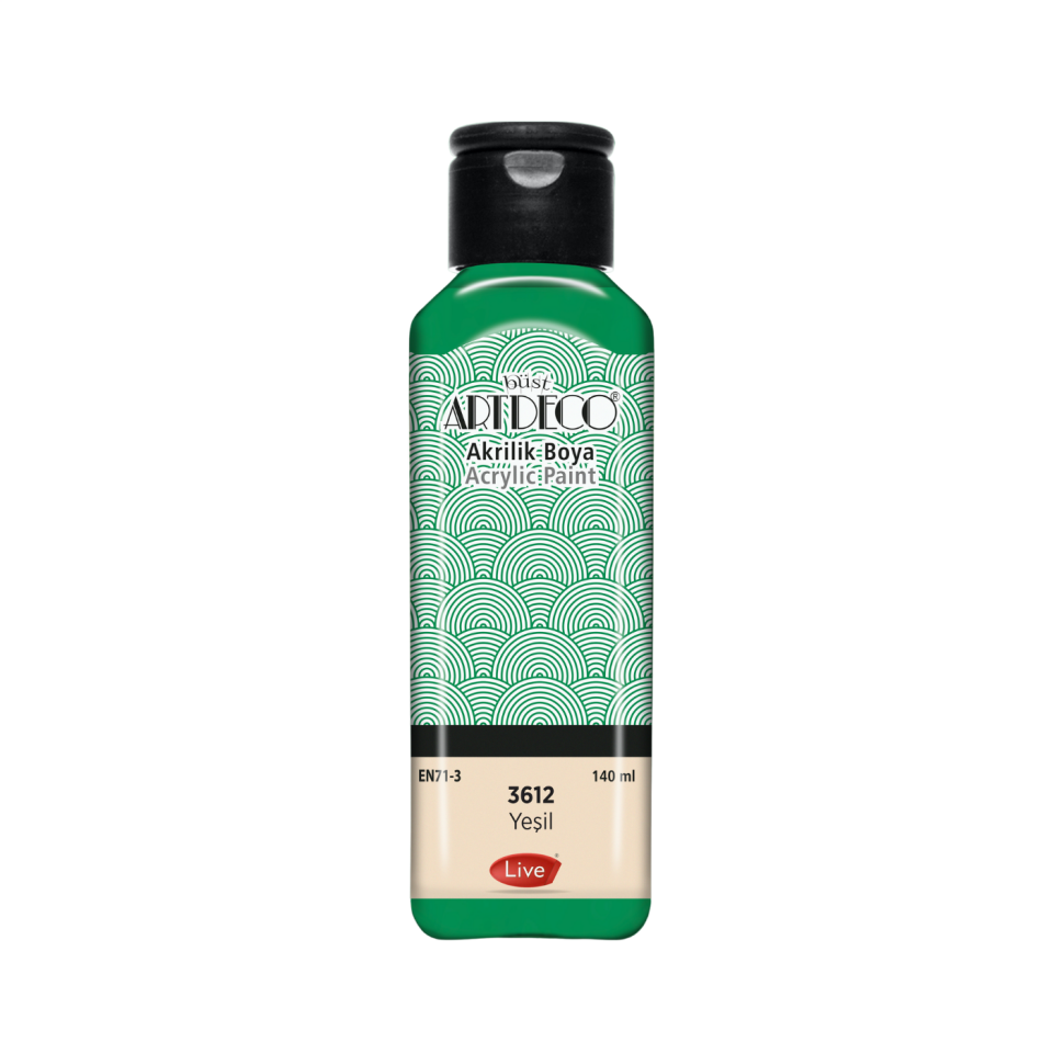 Artdeco 070R-3612 Akrilik Boya 140 ml Yeşil