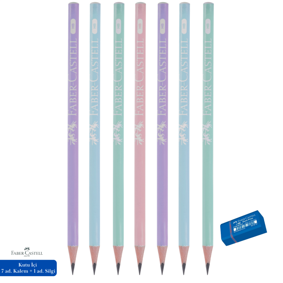 Faber Castell şövalye kurşun kalem pastel HB