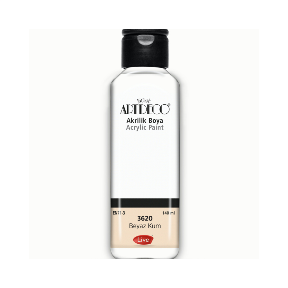 Artdeco 070R-3620 Akrilik Boya 140 ml Beyaz Kum