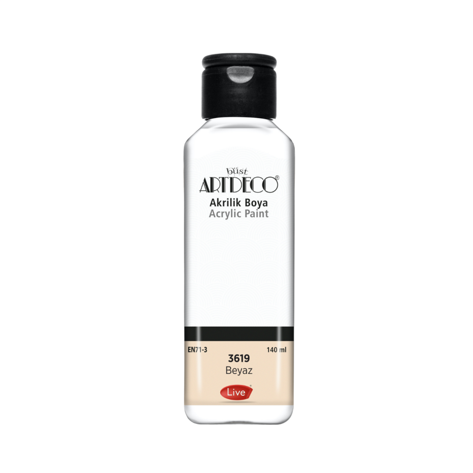 Artdeco 070R-3619 Akrilik Boya 140 ml Beyaz