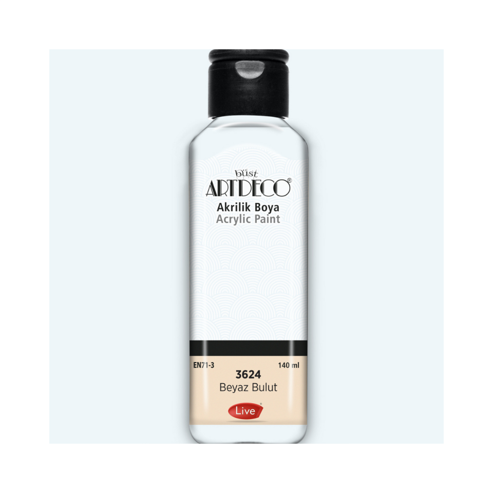 Artdeco 070R-3624 Akrilik Boya 140 ml Beyaz Bulut
