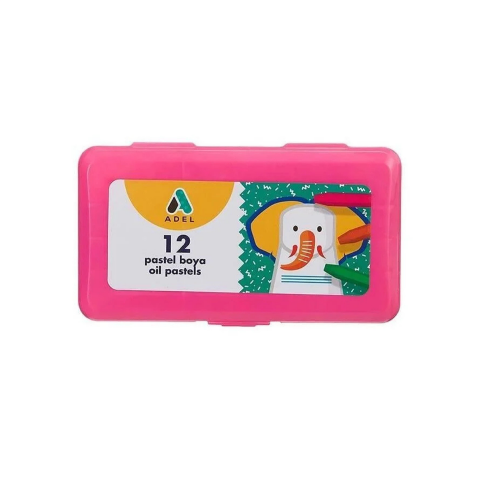 Adel Pastel Boya 12 Renk Pp Pembe 835001