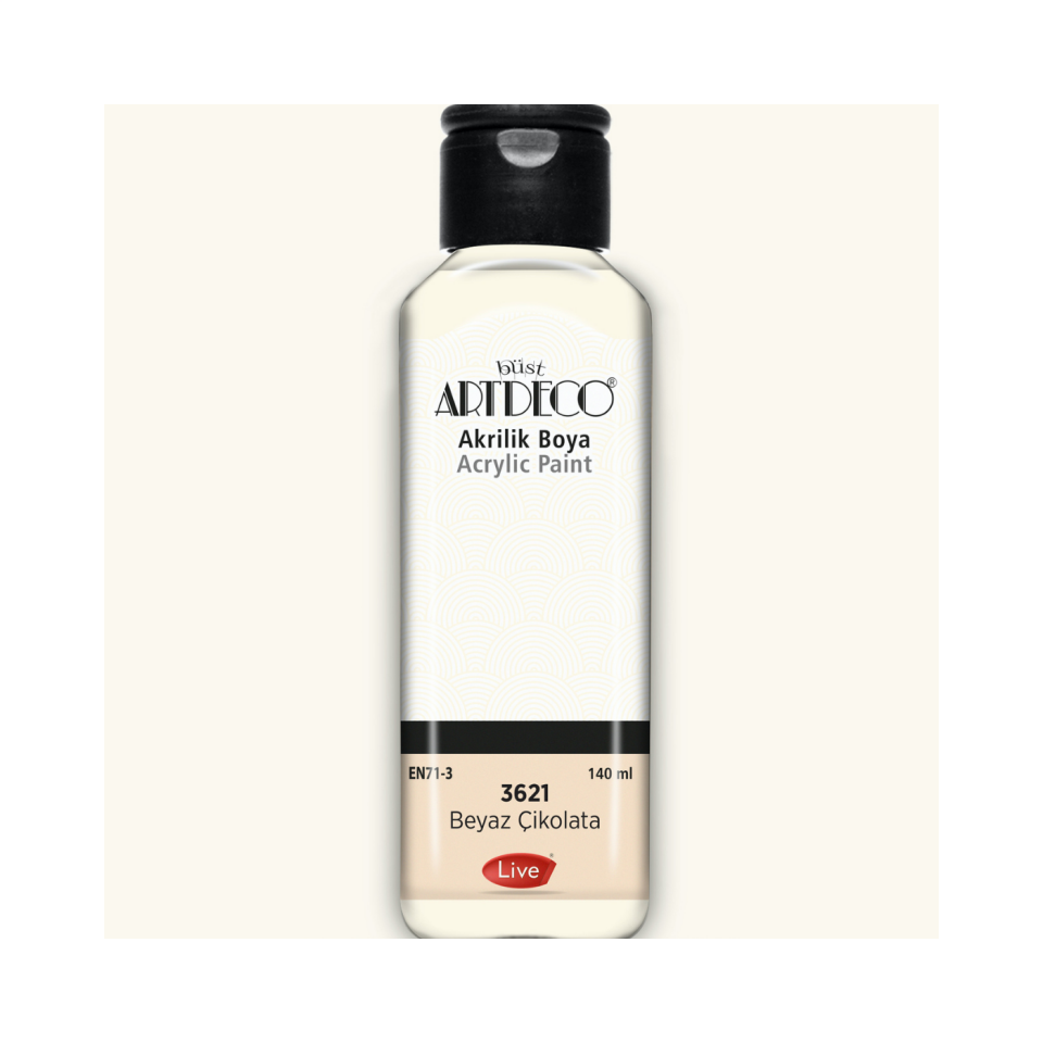 Artdeco 070R-3621 Akrilik Boya 140 ml Beyaz Çikolata