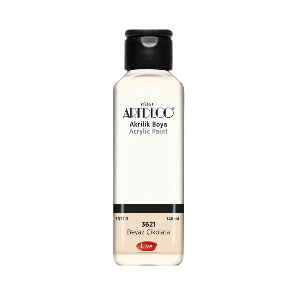 Artdeco 070R-3621 Akrilik Boya 140 ml Beyaz Çikolata