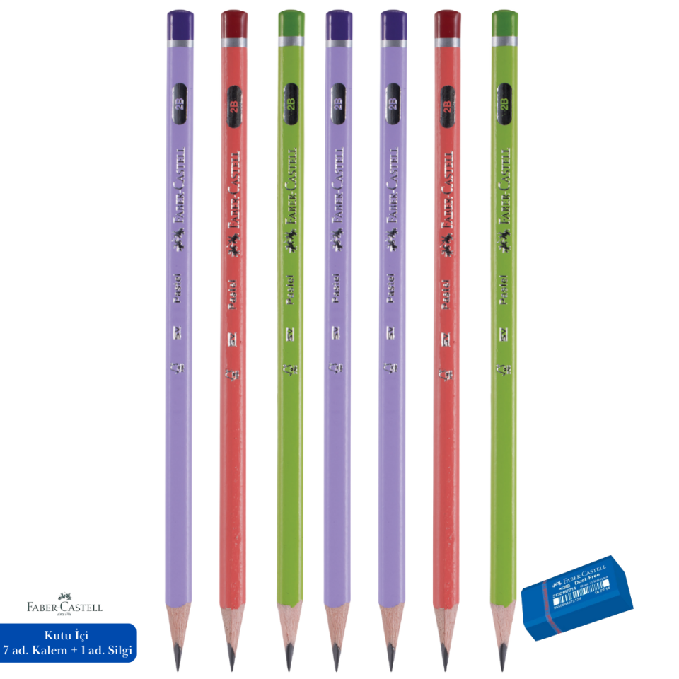Faber Castell Pst.Mercanlı Üçgen Kurşun Kalem 2B