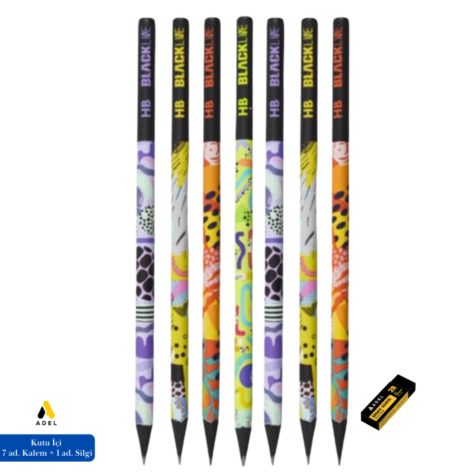 Adel BL Mozaik Kurşun Kalem HB