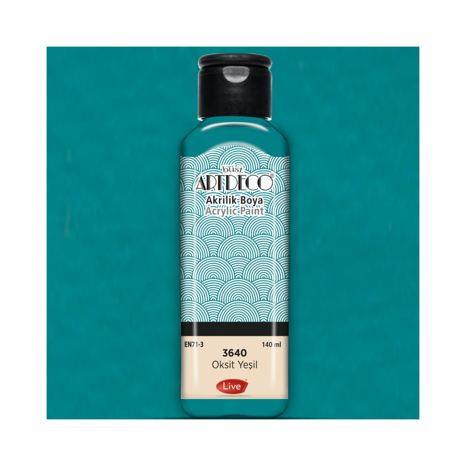Artdeco 070R-3640 Akrilik Boya 140 ml Oksit Yeşil