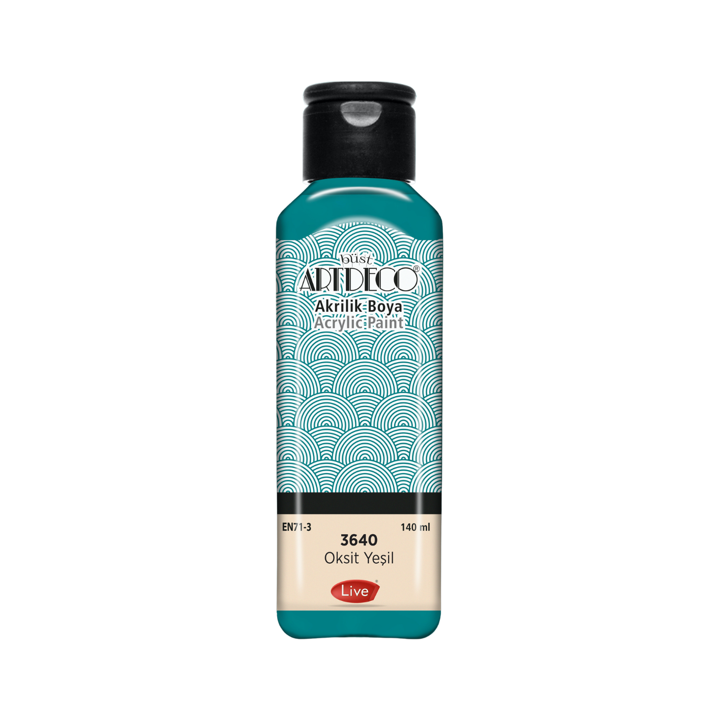 Artdeco 070R-3640 Akrilik Boya 140 ml Oksit Yeşil