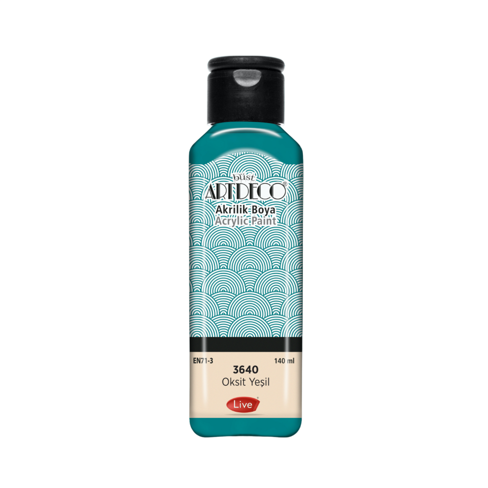 Artdeco 070R-3640 Akrilik Boya 140 ml Oksit Yeşil