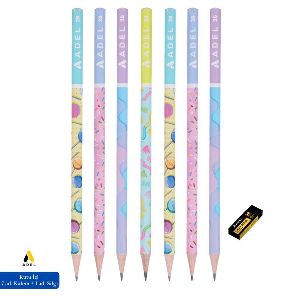 Adel Sugar Rush kurşun kalem 2B