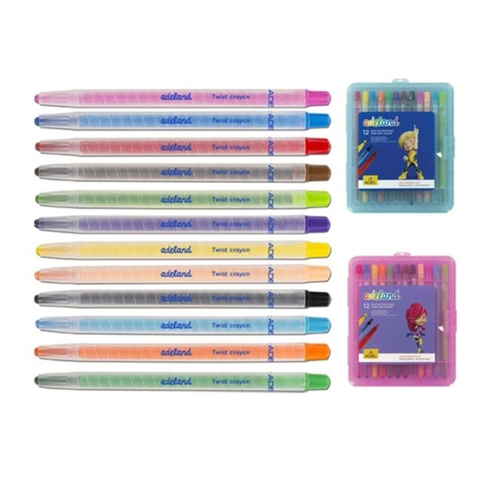 Adel Cevır-Ac Mum Boya 12 Renk 844101