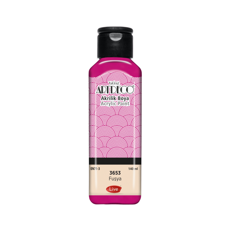 Artdeco 070R-3653 Akrilik Boya 140 ml Fusya