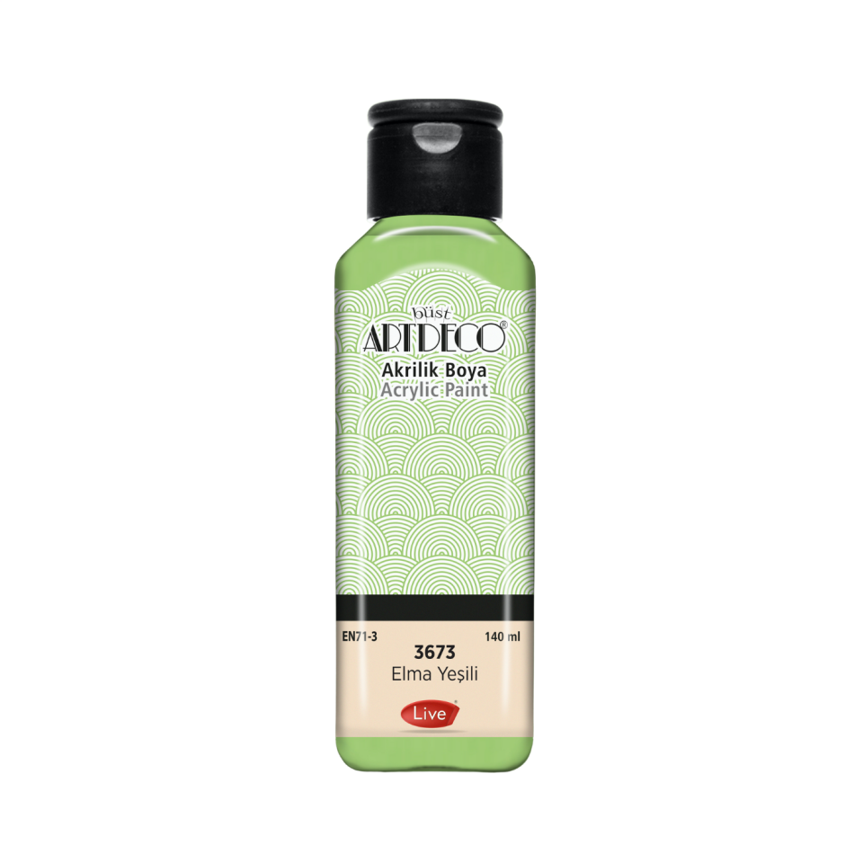 Artdeco 070R-3673 Akrilik Boya 140Ml Elma Yeşili