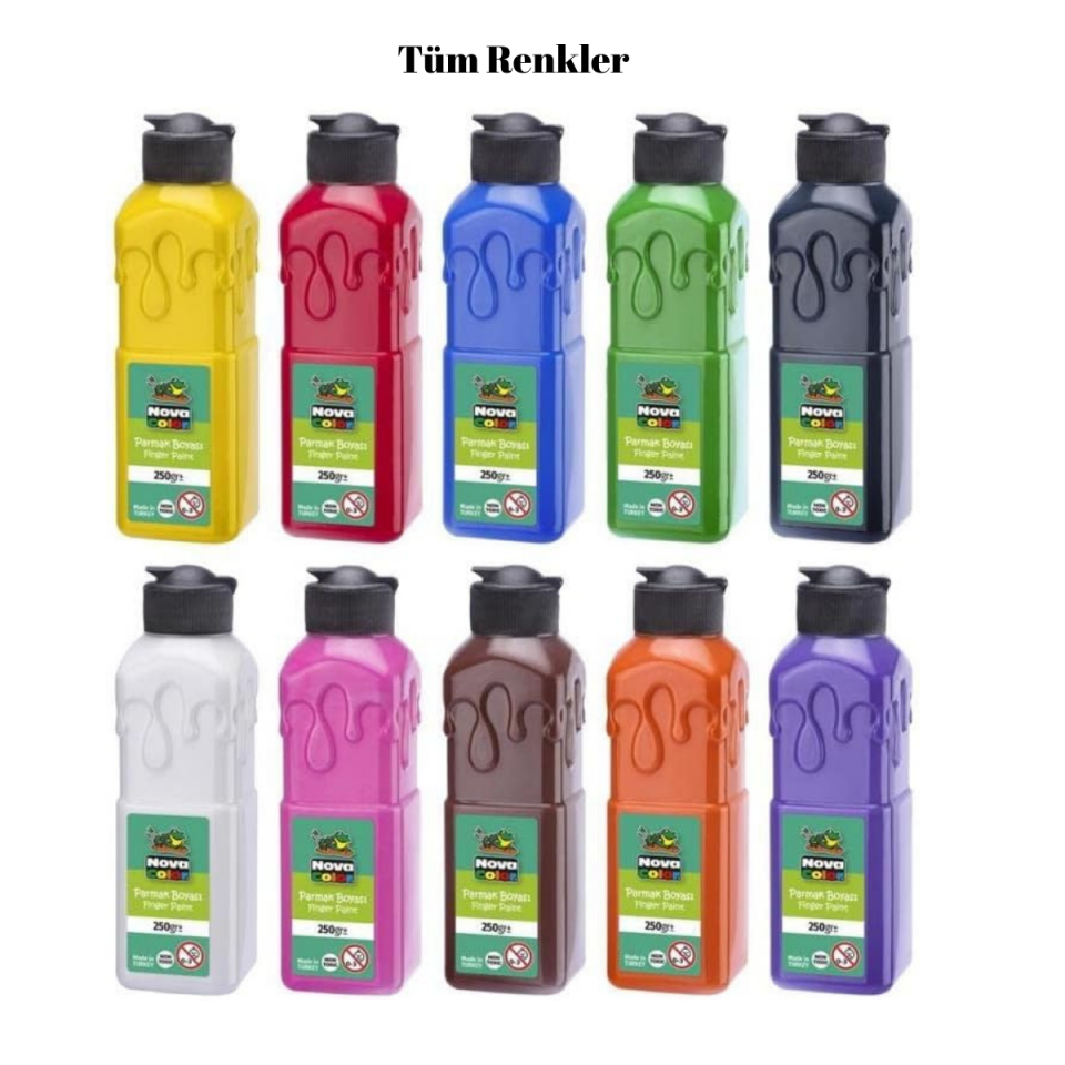  Nova Color Nc-445 Parmak Boyası 250Gr Siyah