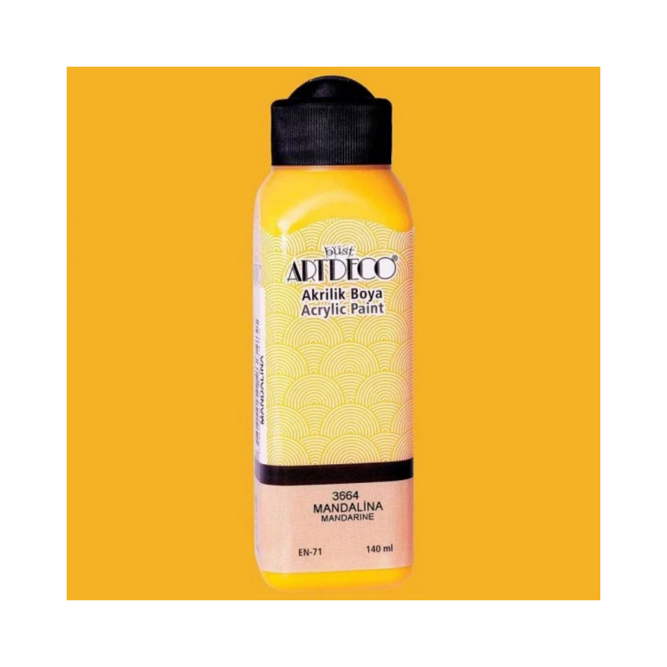 Artdeco 070R-3664 Akrilik Boya 140 ml Mandalina