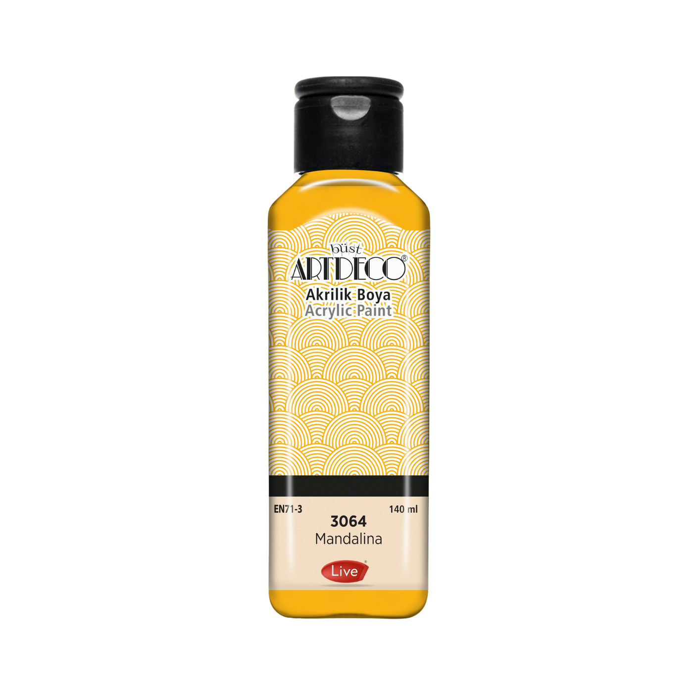 Artdeco 070R-3664 Akrilik Boya 140 ml Mandalina