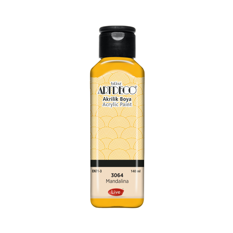 Artdeco 070R-3664 Akrilik Boya 140 ml Mandalina