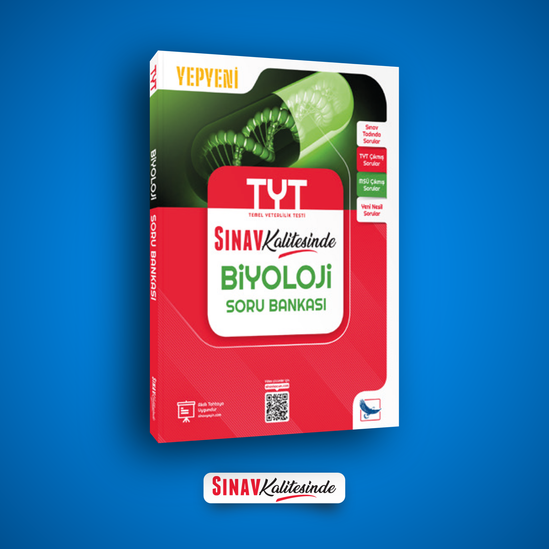 Sınav Yayınları Sınav Kalitesinde TYT Biyoloji Soru Bankası