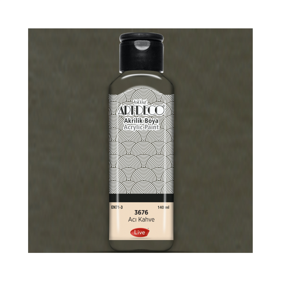 Artdeco 070R-3676 Akrilik Boya 140 ml Acı Kahve