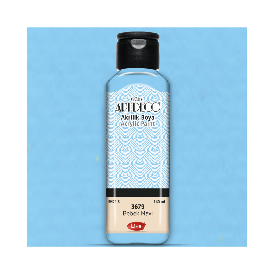 Artdeco 070R-3679 Akrilik Boya 140 ml Bebek Mavi